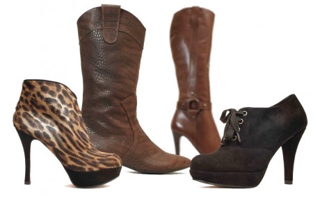 Zapato y Botas de Cuero Damas.